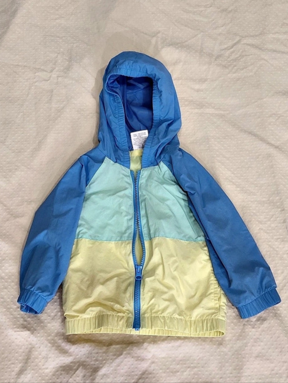 Falls Creek Color Block Hooded Rain Jacket Boys 24M